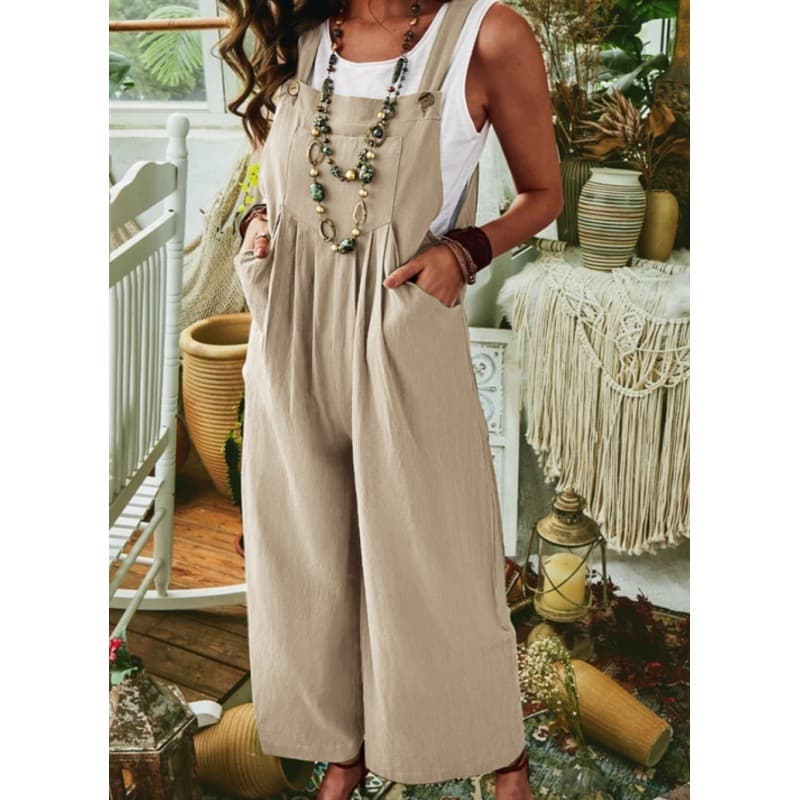 ゆったりサロペット 大人のナチュラル服