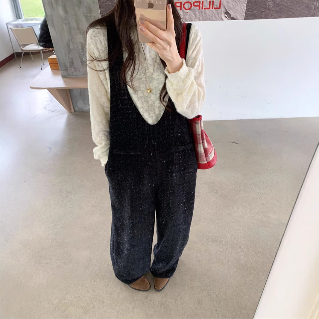 ふんわり柔らか大人のサロペット