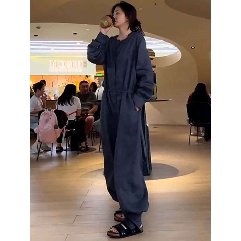 サロペット ゆったりシルエットのオールインワン