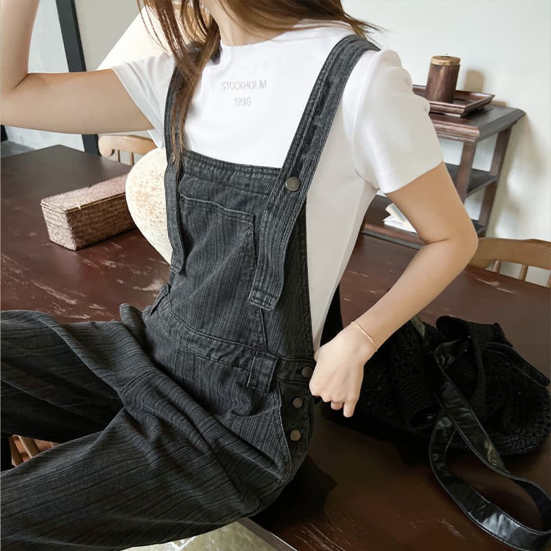 ゆったりクラシカルサロペット