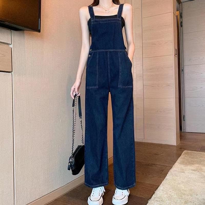 なめらかシルエットサロペット