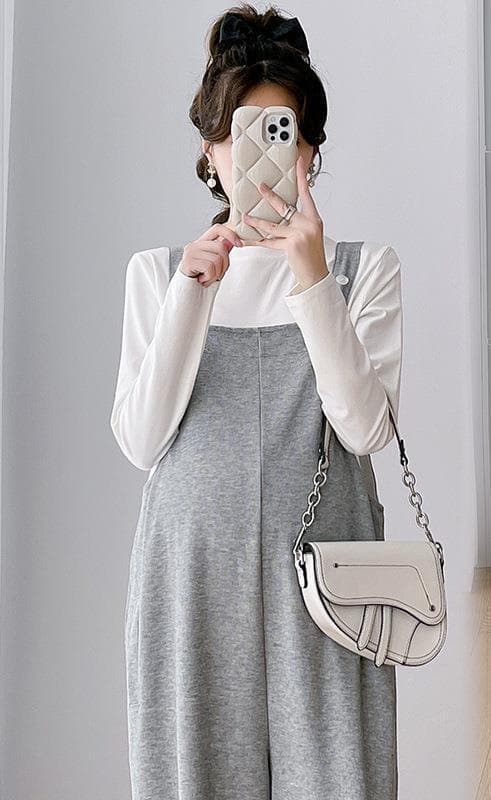 ゆったりリラックスマタニティサロペット