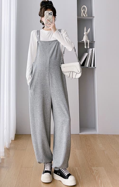 ゆったりリラックスマタニティサロペット