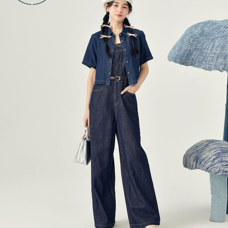 サロペットパンツ ゆったり美シルエット 大人の洗練サロペット