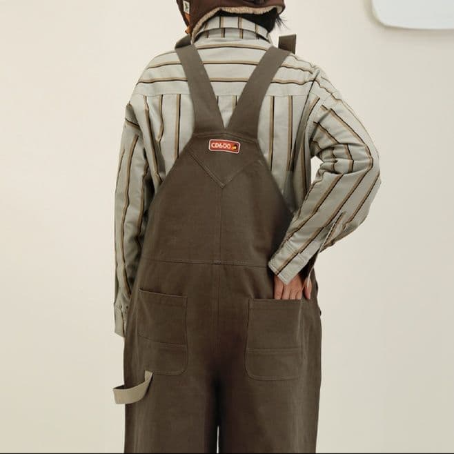 サロペット ワークスタイル マルチポケット サロペット