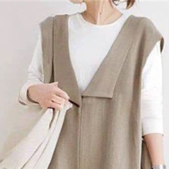 ゆったりワイドサロペット ロング丈 レディース オールインワン