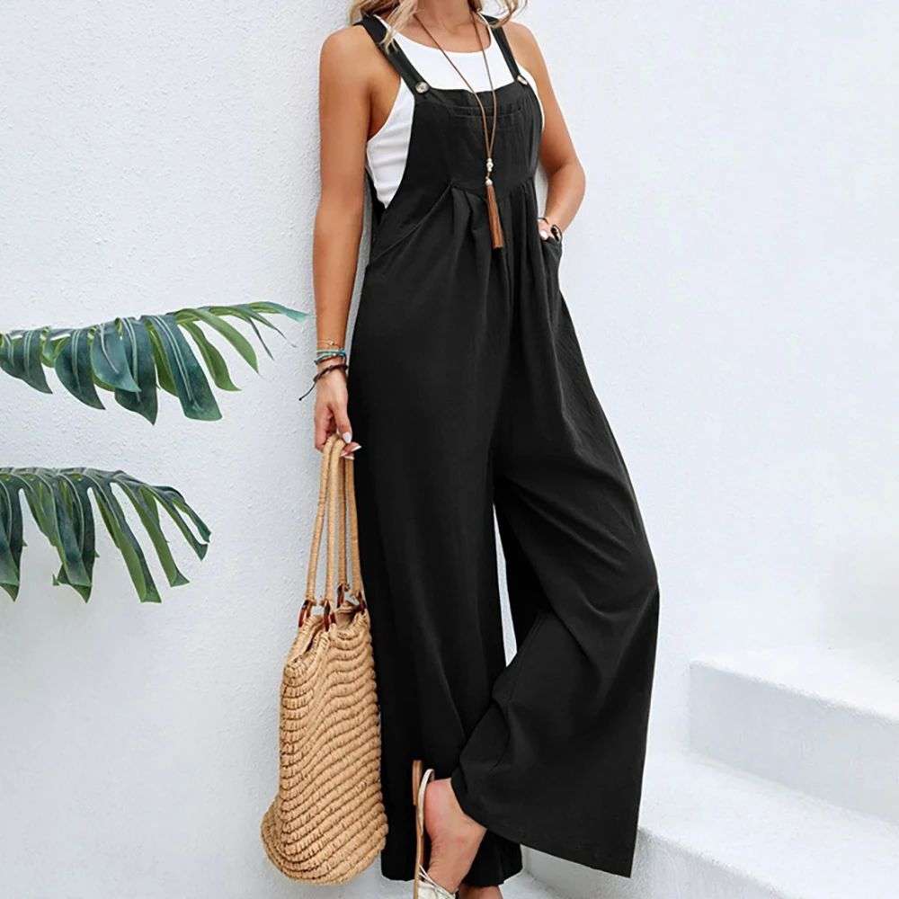 ゆったりサロペット風オーバーオール