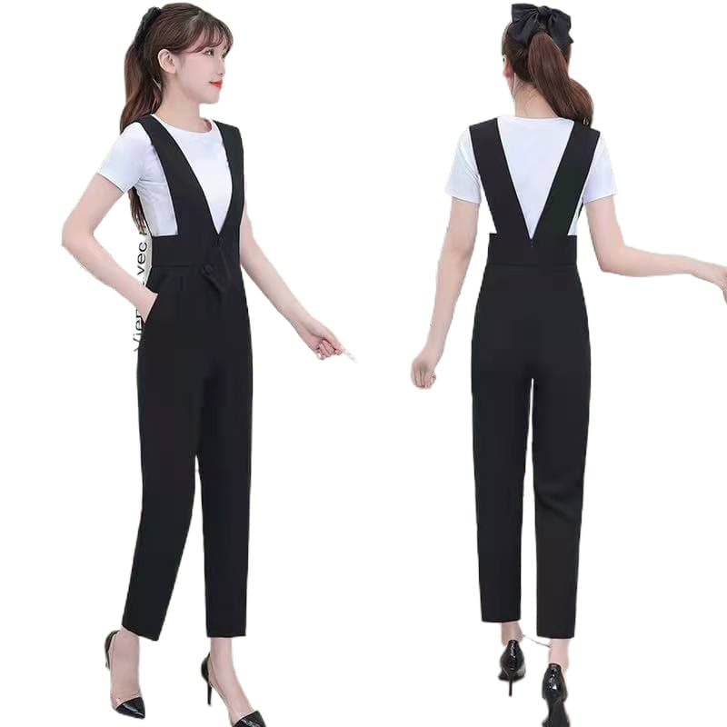 オーバーオール風サロペットパンツ