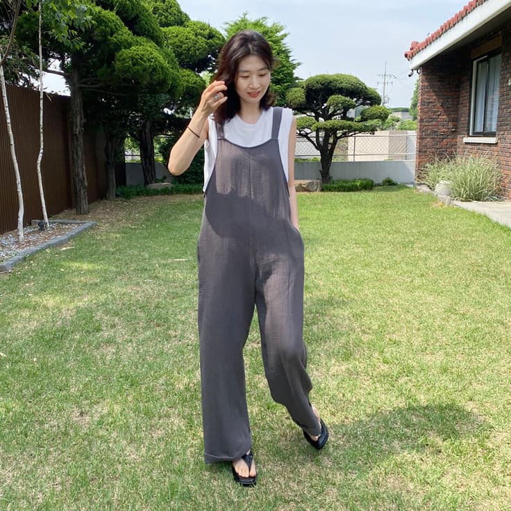 ゆったりサロペット リラックスウェア