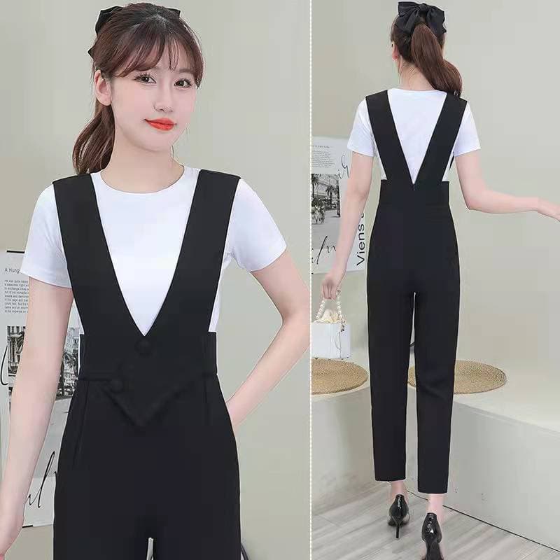 オーバーオール風サロペットパンツ