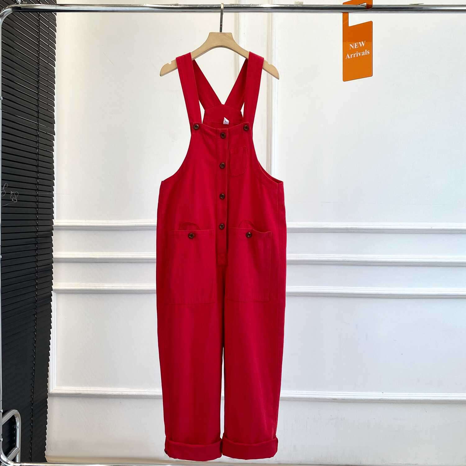 サロペット カラフルレトロオーバーオール