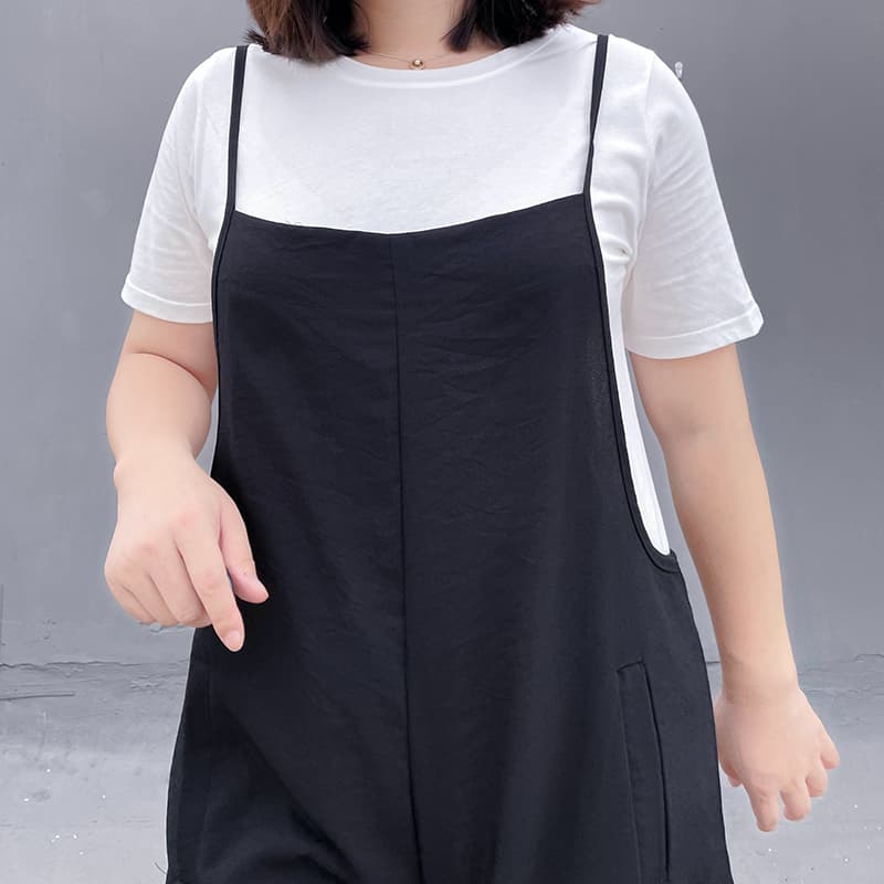 ゆったりサロペット キャミソール オーバーオール