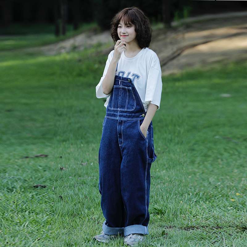 懐かしの雰囲気漂う゜ゆったりサロペット