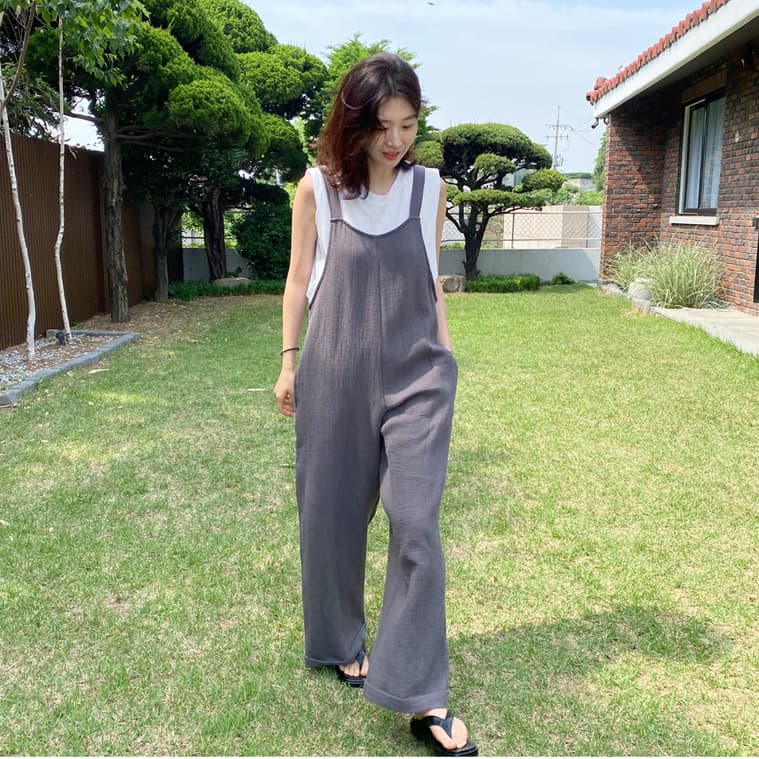 ゆったりサロペット リラックスウェア