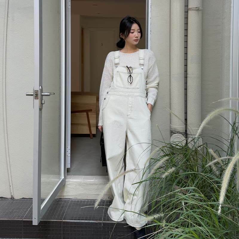 サロペットゆったりシルエット