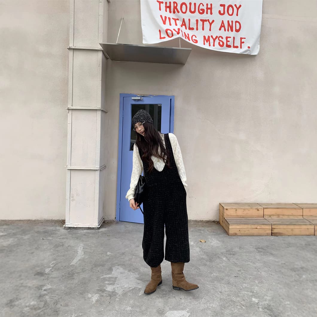 ふんわり柔らか大人のサロペット