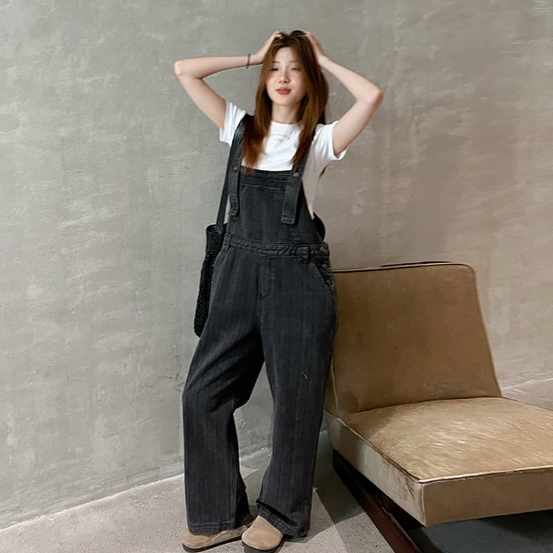 ゆったりクラシカルサロペット