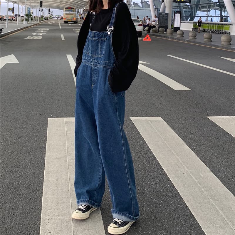 ゆるふわサロペットパンツ