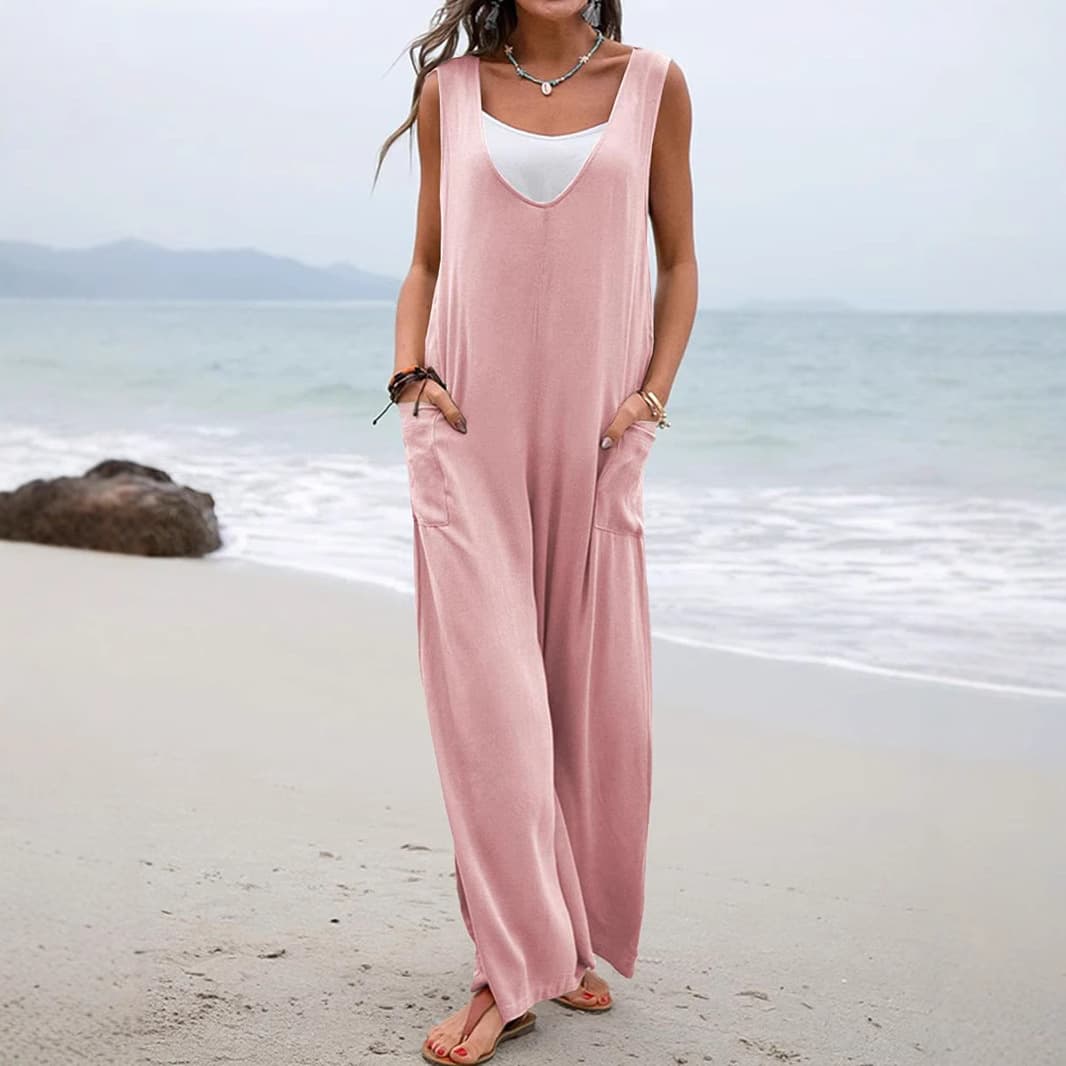 サロペット リゾートワイドサロペット