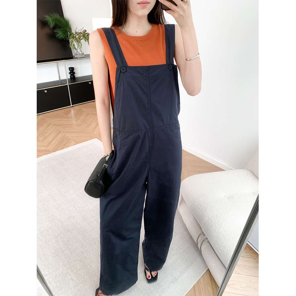 リラックスシルエット レトロサロペット
