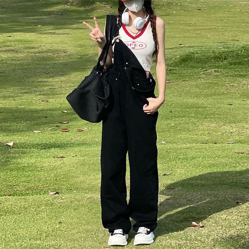 サロペットゆったりシルエット