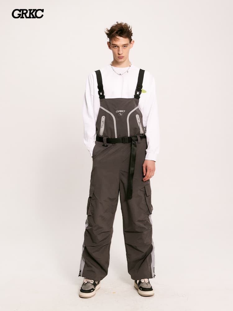 サロペット 機能的サスペンダーオーバーオール