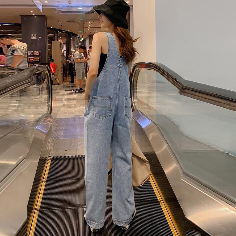 デニムサロペット レディース オーバーオール