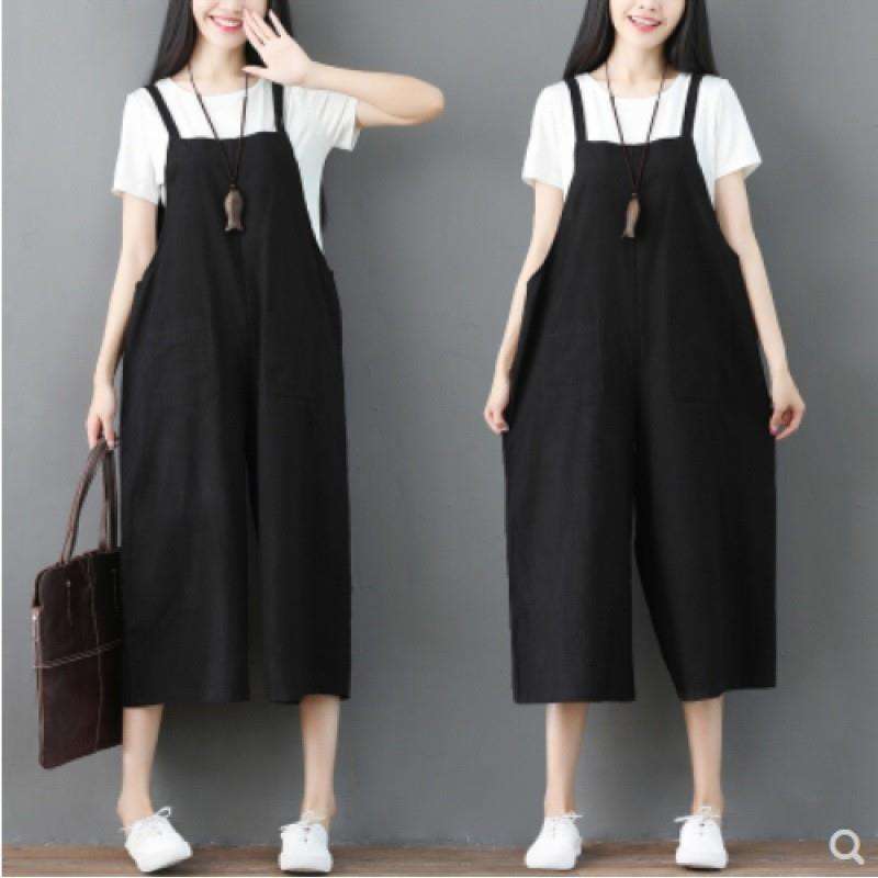 ゆったりリラックス リネンサロペット