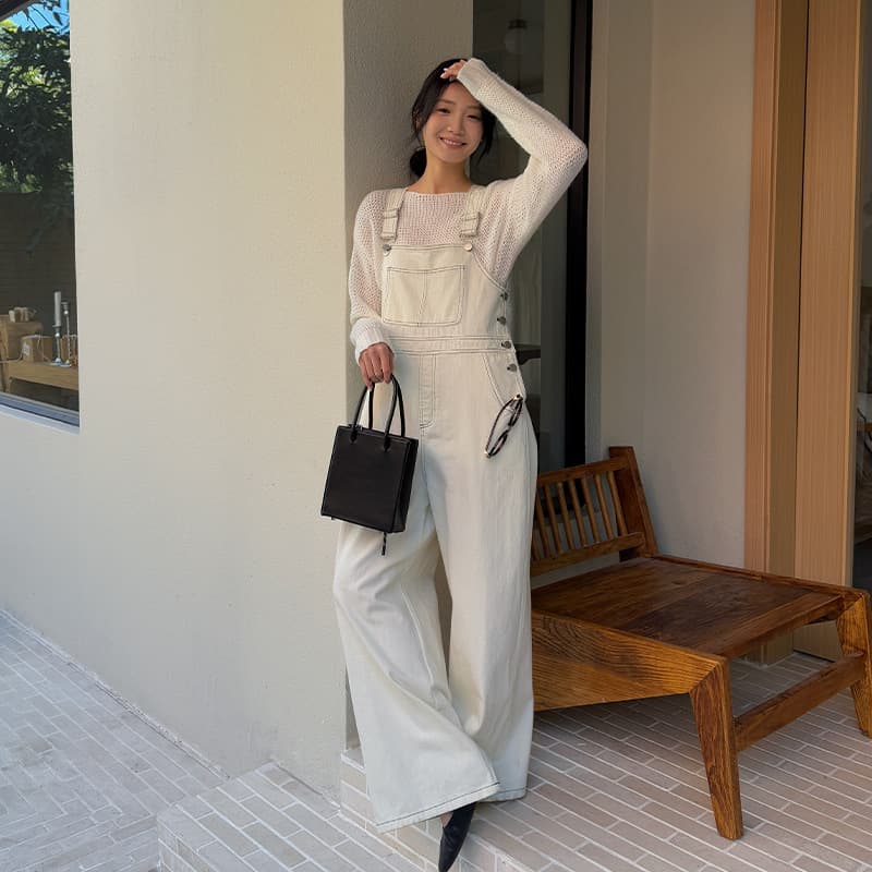 サロペットゆったりシルエット