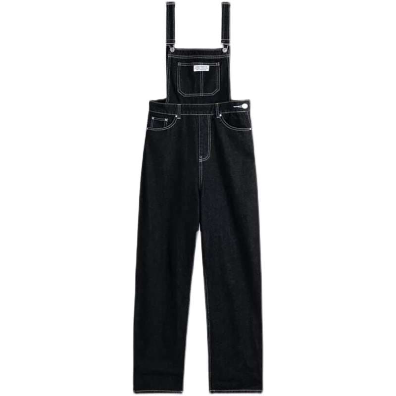 ゆったりデニムサロペット