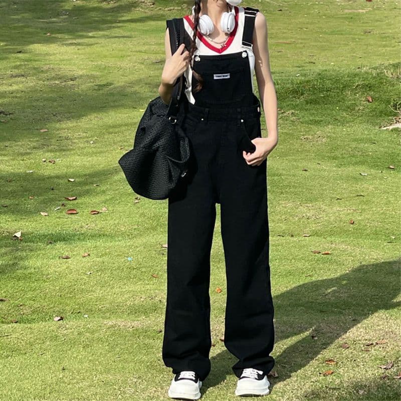 サロペットゆったりシルエット