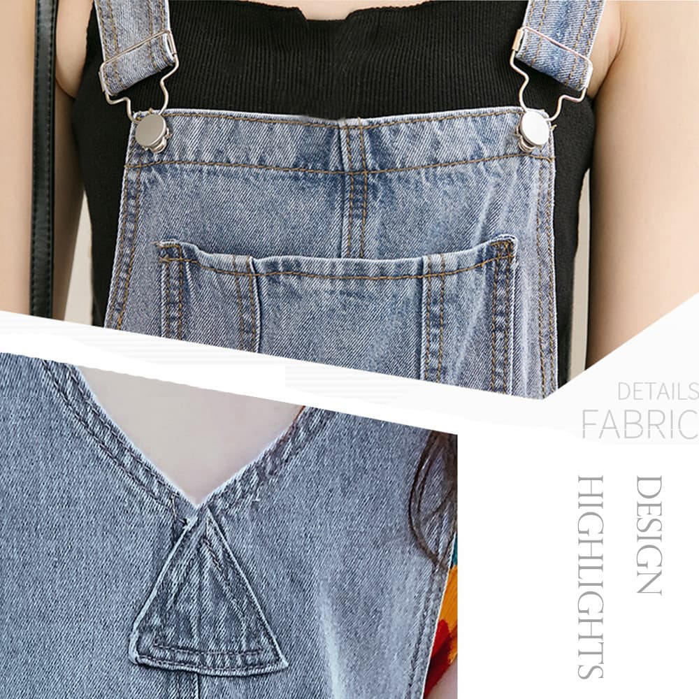 デニムサロペット レディース オーバーオール