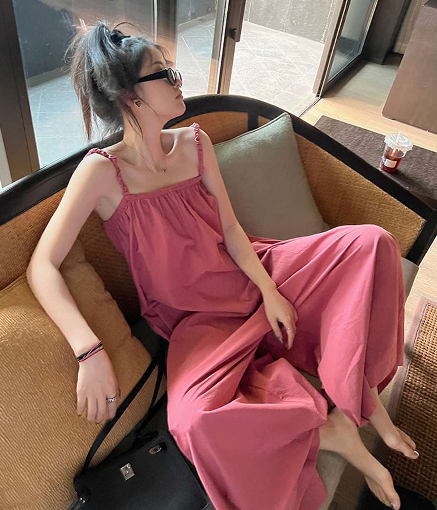 ゆったりリラックス シンプルサロペット