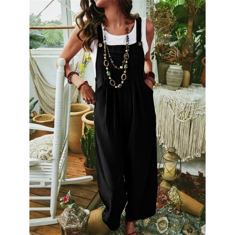 ゆったりサロペット 大人のナチュラル服