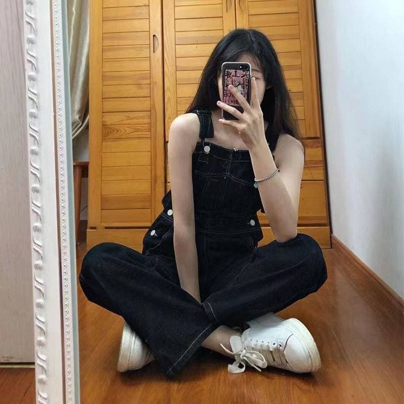 サロペットゆったりシルエット