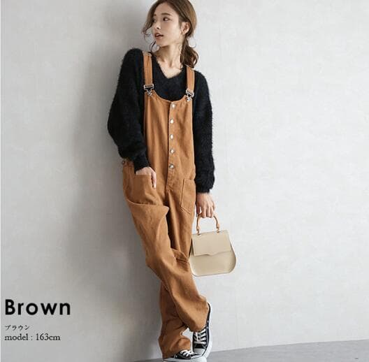 ２０２５年新作レディースデニムサロペット４色展開