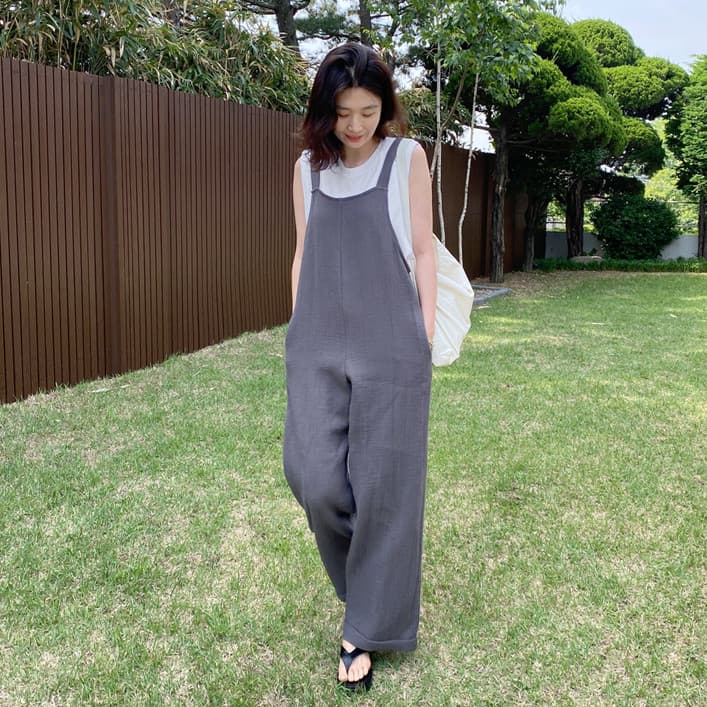 ゆったりサロペット リラックスウェア