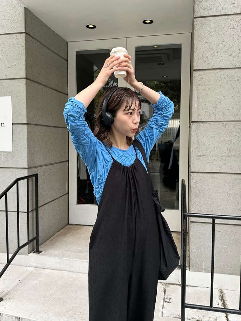 さらりと着こなせるゆったりサロペット