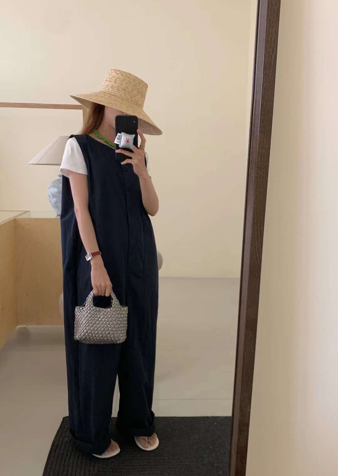 ゆったりリラックスリネンサロペット