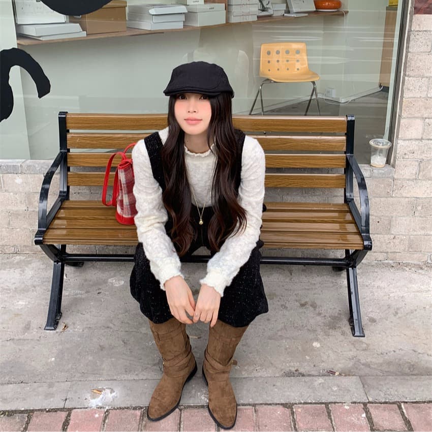 ふんわり柔らか大人のサロペット