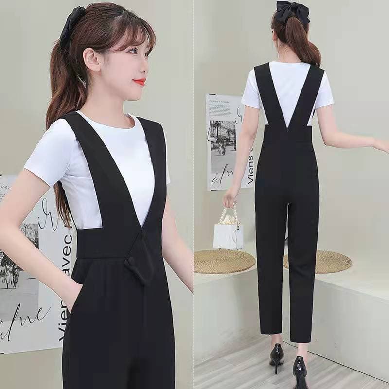 オーバーオール風サロペットパンツ