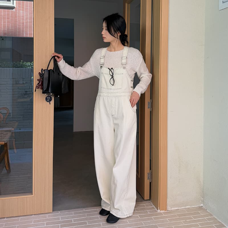 サロペットゆったりシルエット