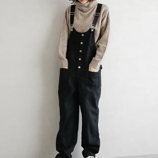 大人カジュアル デニムサロペット オーバーオール