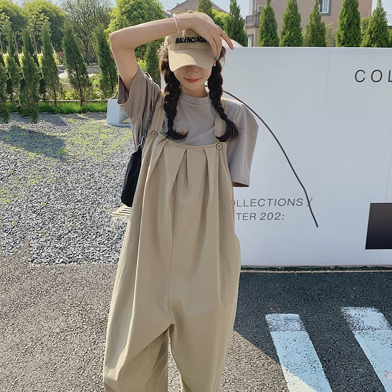 ゆったりマタニティサロペット