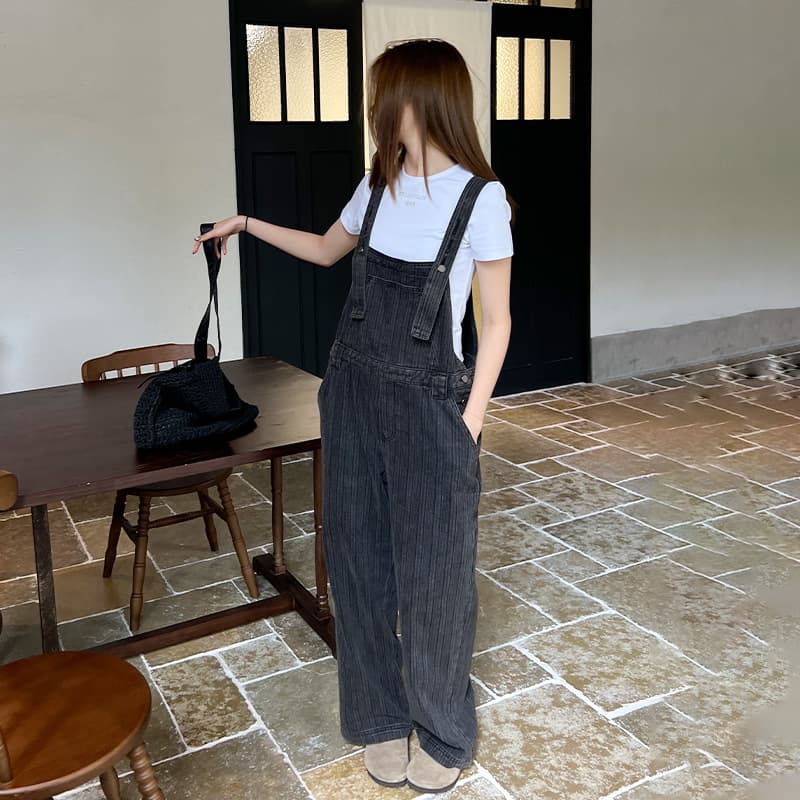 ゆったりクラシカルサロペット