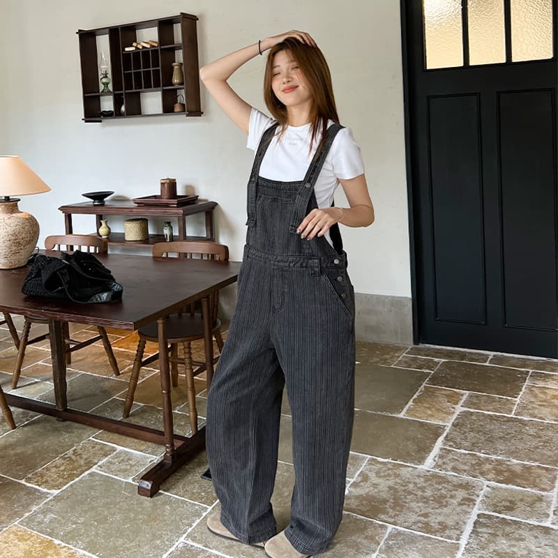 ゆったりクラシカルサロペット