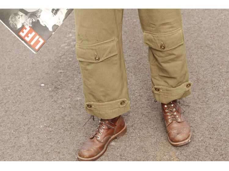 サロペット レトロ風作業用オーバーオール