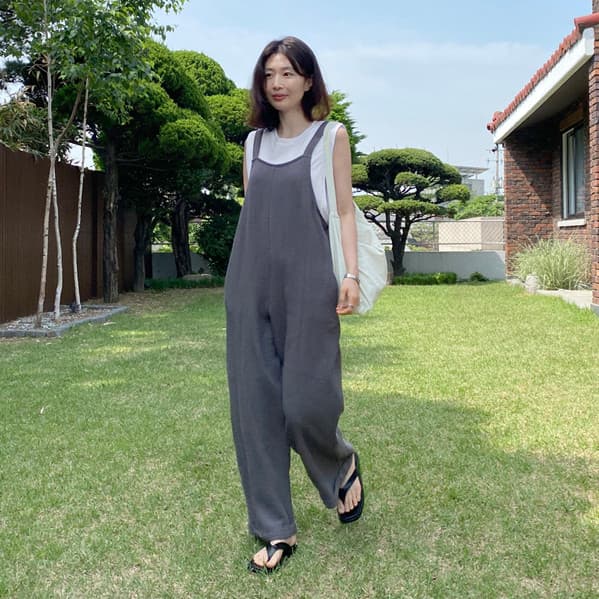 ゆったりサロペット リラックスウェア