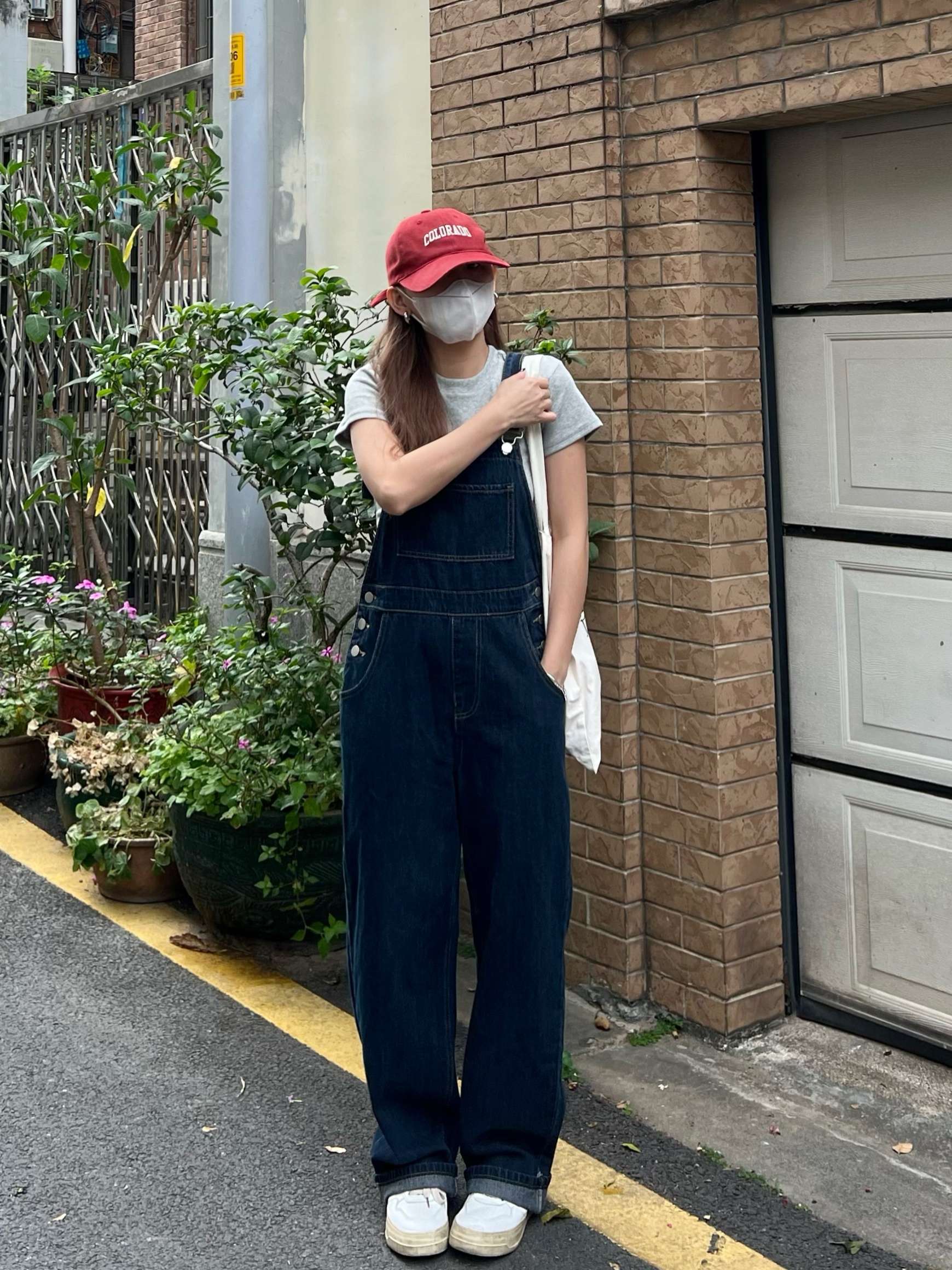 懐かしのデニムサロペット オールインワン