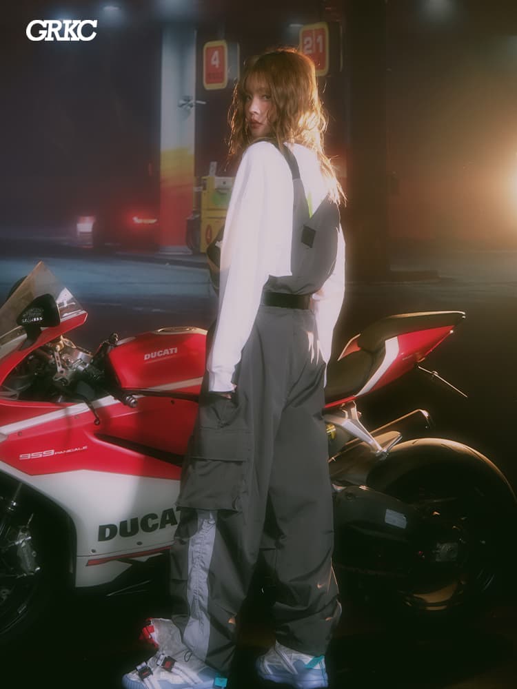 サロペット 機能的サスペンダーオーバーオール